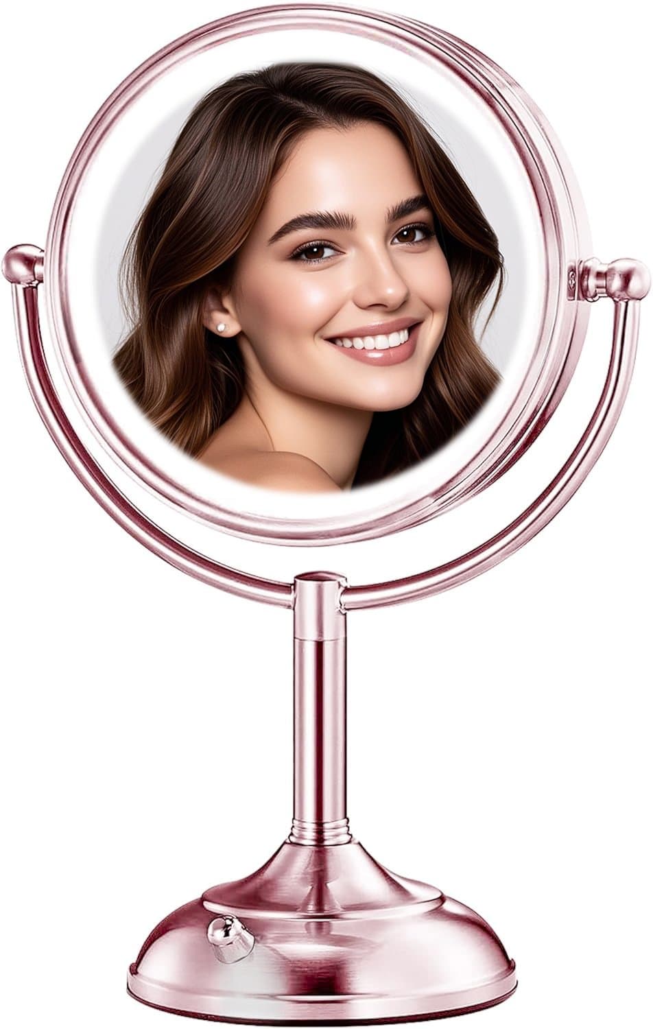 KBS Makeup Mirror 1X/10X Magnification – VESAUR D8512-RGP-LP - Lighted Makeup Mirror for Daily PrecisionLighted makeup mirror improves your rou